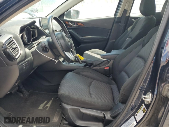 2015 Mazda 3 i Touring with VIN JM1BM1V77F1267454, listed as a Copart auction lot 60651625 with 107,649 mi miles and Salvage title. Bid and sale history available at DreamBid. Image 7.