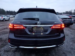 2017 Acura MDX Sport Hybrid w/Advance Pkg with VIN 5FRYD7H70HB000383, listed as a Copart auction lot 85009424 with 91,712 mi miles and Salvage Title. Bid and sale history available at carsss.com. Image 6.