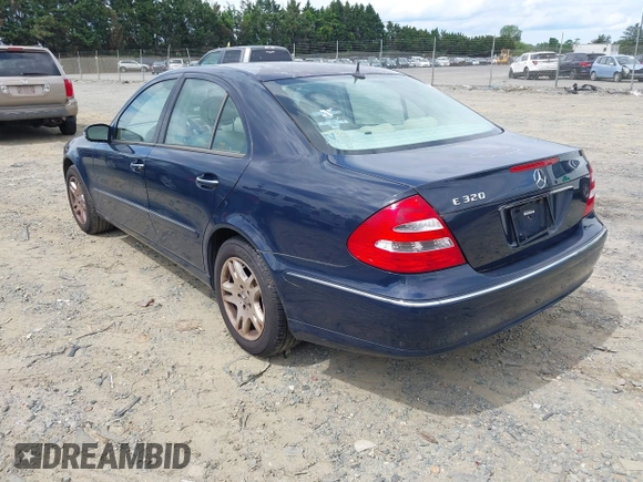 2003 Mercedes-Benz E 320 with VIN WDBUF65J23X105508, listed as a IAAI auction lot 42208085 with 212,137 mi miles and . Bid and sale history available at carsss.com. Image 3.