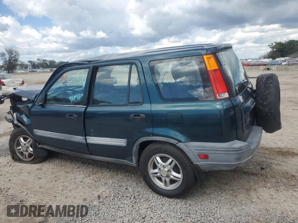 1997 Honda CR-V with VIN JHLRD1856VC037760, listed as a Copart auction lot 61293584 with 185,380 mi miles and Salvage Title. Bid and sale history available at carsss.com. Image 2.