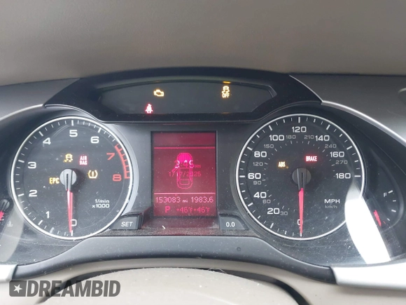 2011 Audi A4 Premium z VIN WAUBFAFL9BN039252, wystawiony jako IAAI lot #41352423 z przebiegiem 153 083 mil mil oraz . Historia ofert i sprzedaży dostępna na DreamBid. Obrazek 7.