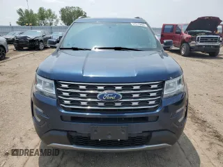 2017 Ford Explorer XLT with VIN 1FM5K8D81HGD16875, listed as a Copart auction lot 57215405 with 114,840 mi miles and Salvage title. Bid and sale history available at DreamBid. Image 5.