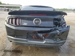 2012 Ford Mustang V6 Premium with VIN 1ZVBP8AM8C5247520, listed as a Copart auction lot 53736135 with 124,838 mi miles and Salvage Title. Bid and sale history available at carsss.com. Image 6.