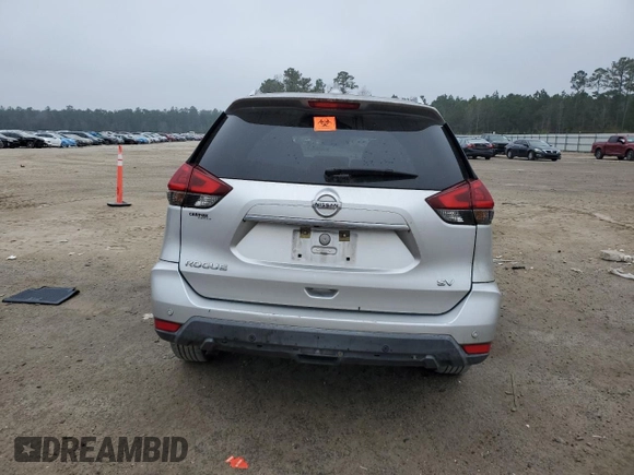 2019 Nissan Rogue SV with VIN KNMAT2MT7KP533100, listed as a Copart auction lot 44695375 with 83,773 mi miles and Salvage Title. Bid and sale history available at DreamBid. Image 6.