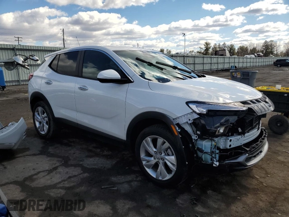 2024 Buick Encore GX Preferred with VIN KL4AMCSL6RB134878, listed as a Copart auction lot 47115555 with 3,116 mi miles and Salvage title. Bid and sale history available at DreamBid. Image 4.