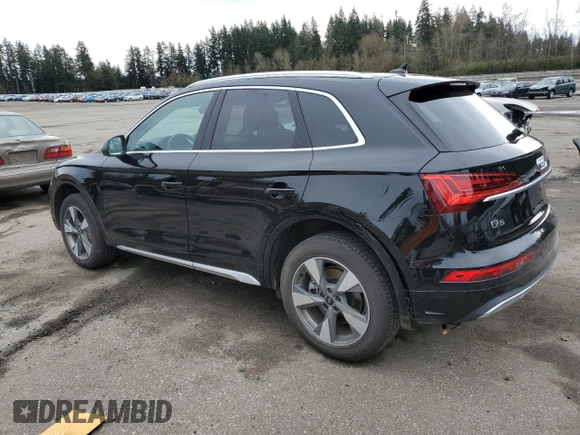 2024 Audi Q5 Premium Plus with VIN WA1BBAFY4R2014436, listed as a Copart auction lot 49390285 with 14,163 mi miles and Salvage title. Bid and sale history available at DreamBid. Image 2.