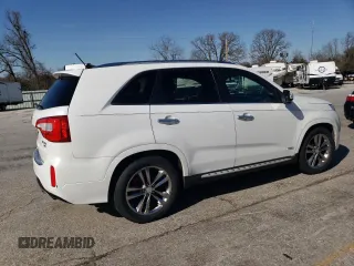2014 Kia Sorento SX with VIN 5XYKWDA75EG487675, listed as a Copart auction lot 49049185 with 184,150 mi miles and Salvage Title. Bid and sale history available at carsss.com. Image 3.