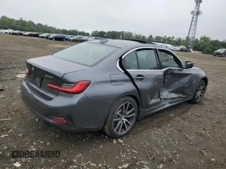 2020 BMW 3 Series 330i xDrive with VIN 3MW5R7J09L8B13892, listed as a Copart auction lot 60714015 with 49,766 mi miles and Salvage title. Bid and sale history available at DreamBid. Image 3.