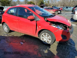 2014 Mazda 2 Sport with VIN JM1DE1KZ7E0179097, listed as a Copart auction lot 88935445 with 96,603 mi miles and Salvage Title. Bid and sale history available at carsss.com. Image 4.