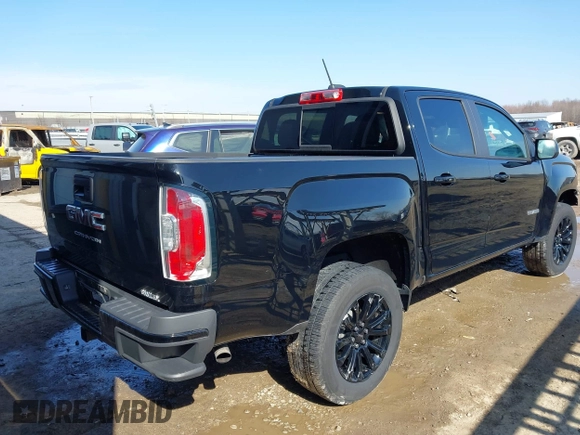 2022 GMC Canyon 2WD Elevation with VIN 1GTG5CEN5N1119458, listed as a IAAI auction lot 41708355 with 72,937 mi miles. Bid and sale history available at carsss.com. Image 4.