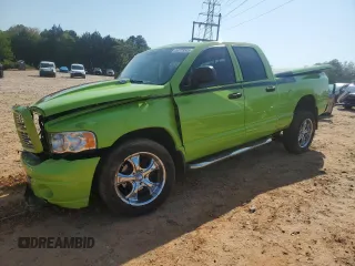 2005 Dodge 1500 SLT with VIN 1D7HA18D15S150472, listed as a Copart auction lot 53278505 with 109,457 mi miles and Salvage Title. Bid and sale history available at DreamBid. Image 1.