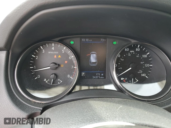 2019 Nissan Rogue SL with VIN 5N1AT2MT9KC777818, listed as a Copart auction lot 51148915 with 54,371 mi miles and Salvage Title. Bid and sale history available at DreamBid. Image 9.
