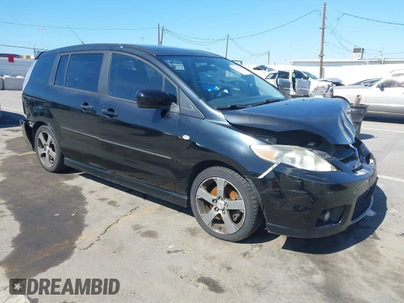 2006 Mazda 5 Sport with VIN JM1CR29L560126780, listed as a IAAI auction lot 41653391 with 112,547 mi miles and . Bid and sale history available at DreamBid. Image 1.