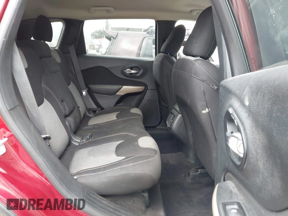 2017 Jeep Cherokee Sport with VIN 1C4PJMAB8HW569111, listed as a IAAI auction lot 41885738 with 130,687 mi miles and . Bid and sale history available at DreamBid. Image 8.