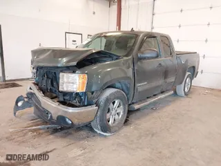 2011 GMC Sierra 1500 SLE with VIN 1GTR2VE33BZ385019, listed as a IAAI auction lot 41706608 with 135,994 mi miles. Bid and sale history available at carsss.com. Image 2.