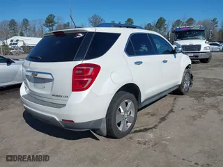 2016 Chevrolet Equinox LTZ with VIN 2GNALDEK8G1128022, listed as a IAAI auction lot 41843786 with 123,538 mi miles. Bid and sale history available at carsss.com. Image 4.