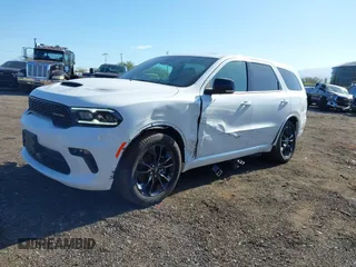 2022 Dodge Durango GT Plus with VIN 1C4RDHDG3NC187175, listed as a IAAI auction lot 41560375 with 6,884 mi miles and . Bid and sale history available at DreamBid. Image 2.