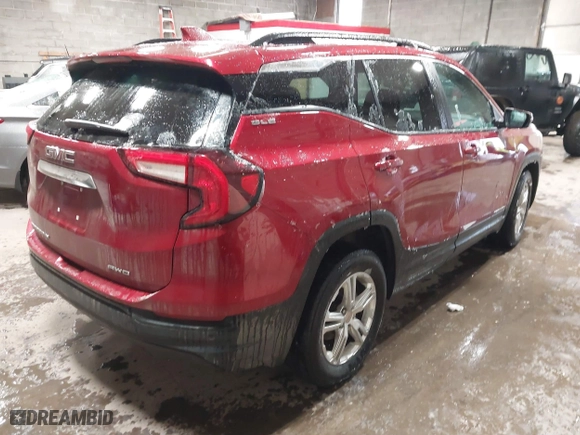 2022 GMC Terrain SLE with VIN 3GKALTEV2NL147016, listed as a IAAI auction lot 41515528 with 23,688 mi miles. Bid and sale history available at carsss.com. Image 4.