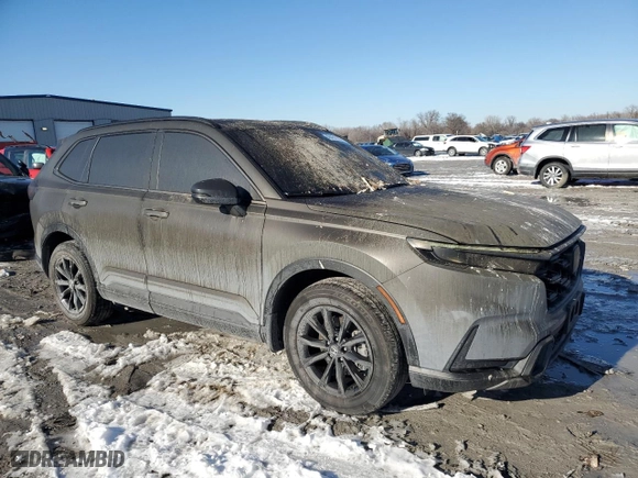 2024 Honda CR-V Hybrid Sport-L with VIN 7FARS6H84RE036078, listed as a Copart auction lot 46451715 with 20,342 mi miles and Salvage Title. Bid and sale history available at carsss.com. Image 4.