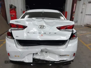 2018 Hyundai Sonata SE with VIN 5NPE24AF9JH698963, listed as a IAAI auction lot 42107412 with 107,047 mi miles and . Bid and sale history available at carsss.com. Image 16.