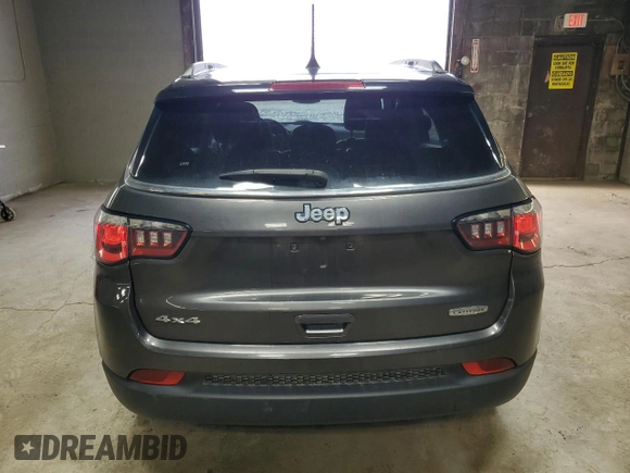 2019 Jeep Compass Latitude with VIN 3C4NJDBB6KT656444, listed as a Copart auction lot 51177515 with 55,892 mi miles and Salvage Title. Bid and sale history available at carsss.com. Image 6.