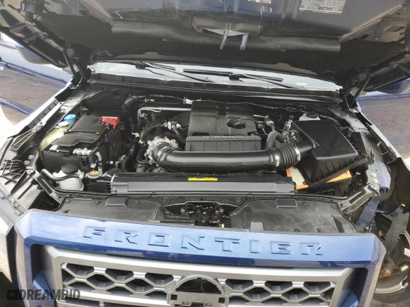 2023 Nissan Frontier PRO-4X with VIN 1N6ED1EK0PN665002, listed as a Copart auction lot 50151275 with 33,035 mi miles and Salvage Title. Bid and sale history available at carsss.com. Image 11.