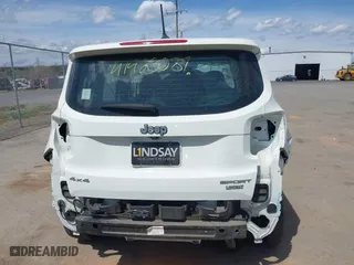 2017 Jeep Renegade Sport with VIN ZACCJBAB5HPF98730, listed as a IAAI auction lot 41923087 with 74,306 mi miles. Bid and sale history available at carsss.com. Image 16.
