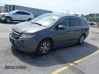 2015 Honda Odyssey EX z VIN 5FNRL5H41FB059667, wystawiony jako IAAI lot #42274039 z przebiegiem 196 687 mil mil oraz . Historia ofert i sprzedaży dostępna na DreamBid. Obrazek 2.