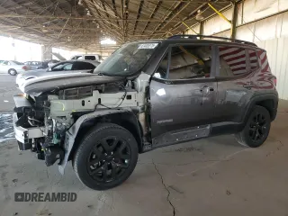 2018 Jeep Renegade Latitude with VIN ZACCJBBB9JPG77693, listed as a Copart auction lot 62405375 with 127,945 mi miles and Salvage title. Bid and sale history available at DreamBid. Image 1.