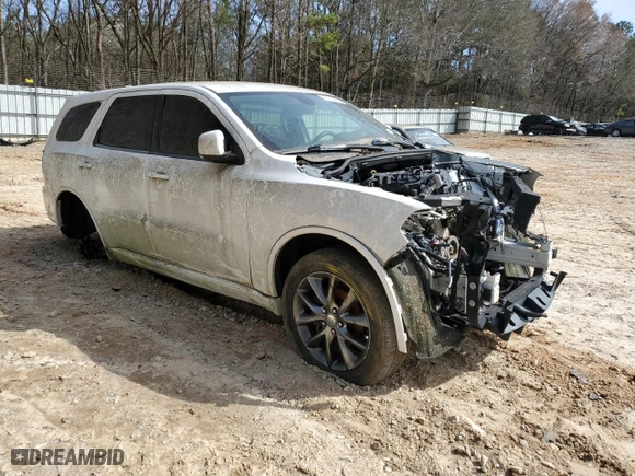 2017 Dodge Durango GT with VIN 1C4RDHDG7HC904858, listed as a Copart auction lot 48114815 with 0 mi miles and Salvage Title. Bid and sale history available at carsss.com. Image 4.