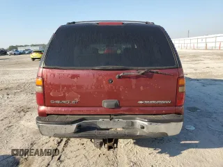 2002 Chevrolet Suburban LT with VIN 1GNEC16Z12J165407, listed as a Copart auction lot 47128145 with 0 mi miles and Salvage Title. Bid and sale history available at carsss.com. Image 6.
