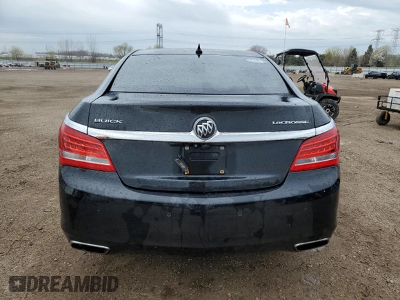 2014 Buick LaCrosse Leather with VIN 1G4GB5G3XEF153765, listed as a Copart auction lot 54138055 with 138,543 mi miles and Salvage Title. Bid and sale history available at DreamBid. Image 6.