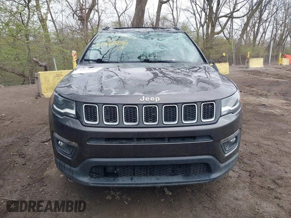2018 Jeep Compass Altitude with VIN 3C4NJDBB3JT161844, listed as a IAAI auction lot 41935924 with 80,342 mi miles and . Bid and sale history available at DreamBid. Image 12.