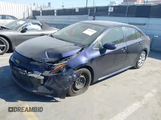 2020 Toyota Corolla LE with VIN JTDEPRAE4LJ093104, listed as a IAAI auction lot 41827963 with 69,780 mi miles. Bid and sale history available at carsss.com. Image 17.