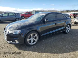 2019 Audi A3 Sedan Premium with VIN WAUBEGFF3K1018243, listed as a Copart auction lot 44052345 with 93,599 mi miles and Salvage Title. Bid and sale history available at carsss.com. Image 1.