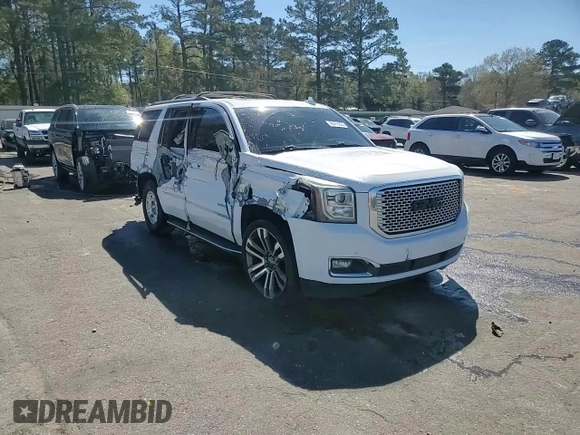 2015 GMC Yukon Denali with VIN 1GKS1CKJ9FR566390, listed as a Copart auction lot 48472835 with 167,719 mi miles and Salvage Title. Bid and sale history available at carsss.com. Image 15.