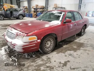2001 Ford Crown Victoria LX z VIN 2FAFP74W21X206992, wystawiony jako Copart lot #45082985 z przebiegiem 137 954 mil mil oraz Szkoda całkowita • Salvage title. Historia ofert i sprzedaży dostępna na DreamBid. Obrazek 1.