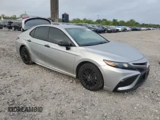 2022 Toyota Camry SE with VIN 4T1T11AK1NU047209, listed as a Copart auction lot 51492045 with 52,963 mi miles and Salvage Title. Bid and sale history available at DreamBid. Image 4.