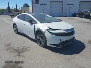 2024 Toyota Prius LE with VIN JTDACAAU1R3015637, listed as a IAAI auction lot 41216887 with 1 mi miles. Bid and sale history available at carsss.com. Image 1.