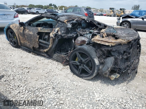 2020 Chevrolet Corvette 2LT with VIN 1G1Y72D48L5109331, listed as a Copart auction lot 50282194 with 0 mi miles and Non Repairable. Bid and sale history available at carsss.com. Image 2.