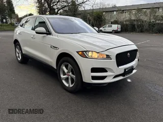 2020 Jaguar F-Pace 25t with VIN SADCS2FX7LA644492, listed as a Copart auction lot 45059825 with 26,521 mi miles and Salvage Title. Bid and sale history available at DreamBid. Image 1.