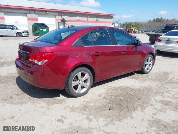 2015 Chevrolet Cruze LT with VIN 1G1PE5SB6F7275893, listed as a IAAI auction lot 42105478 with 144,037 mi miles. Bid and sale history available at carsss.com. Image 4.