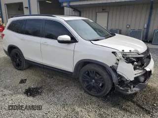 2021 Honda Pilot Special Edition with VIN 5FNYF5H21MB008099, listed as a Copart auction lot 48879145 with 57,979 mi miles and Salvage Title. Bid and sale history available at DreamBid. Image 4.