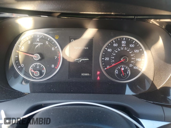 2021 Kia K5 LXS with VIN 5XXG14J29MG041296, listed as a Copart auction lot 77820184 with 92,889 mi miles and Salvage Title. Bid and sale history available at carsss.com. Image 9.