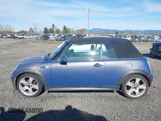2005 MINI Convertible S with VIN WMWRH33455TF82408, listed as a IAAI auction lot 41857791 with 133,824 mi miles and . Bid and sale history available at DreamBid. Image 14.