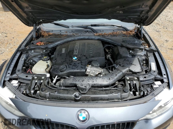 2015 BMW 4 Series 435i with VIN WBA3R1C50FK193213, listed as a Copart auction lot 58164215 with 109,366 mi miles and Salvage title. Bid and sale history available at DreamBid. Image 11.