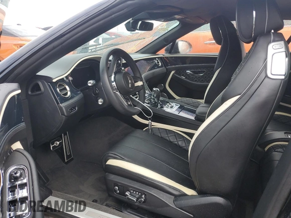 2024 Bentley Continental GT with VIN SCBDT4ZG5RC014894, listed as a Copart auction lot 74459704 with Not Provided miles and Non Repairable. Bid and sale history available at DreamBid. Image 7.