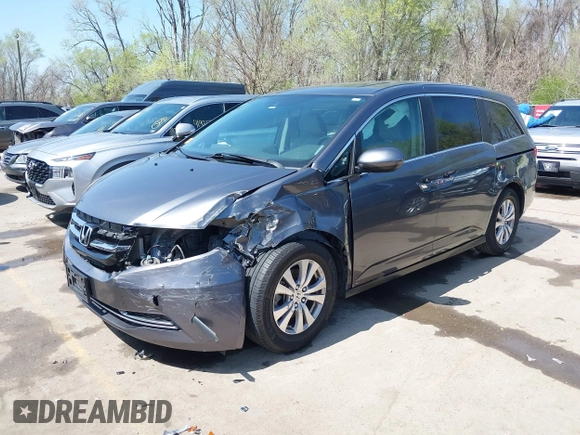 2014 Honda Odyssey EX-L with VIN 5FNRL5H64EB100941, listed as a IAAI auction lot 41918845 with 175,748 mi miles and . Bid and sale history available at DreamBid. Image 17.