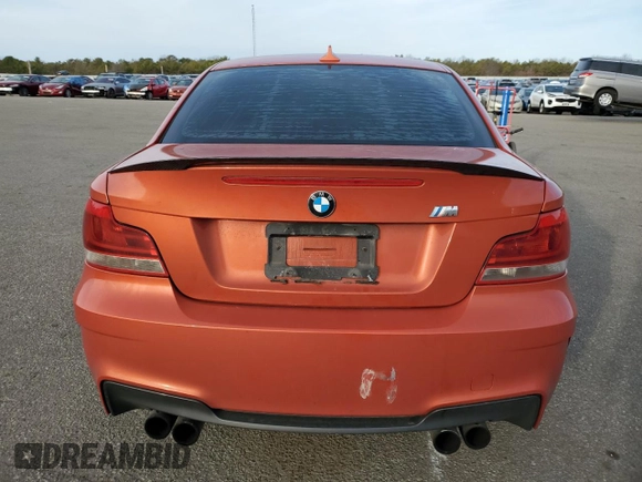 2011 BMW 1 Series M z VIN WBSUR9C57BVP76367, wystawiony jako Copart lot #48887725 z przebiegiem Nie podano mil oraz Szkoda całkowita • Salvage title. Historia ofert i sprzedaży dostępna na DreamBid. Obrazek 6.