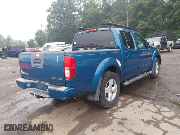 2005 Nissan Frontier LE with VIN 1N6AD07W55C438180, listed as a IAAI auction lot 42611550 with 166,700 mi miles and . Bid and sale history available at DreamBid. Image 4.